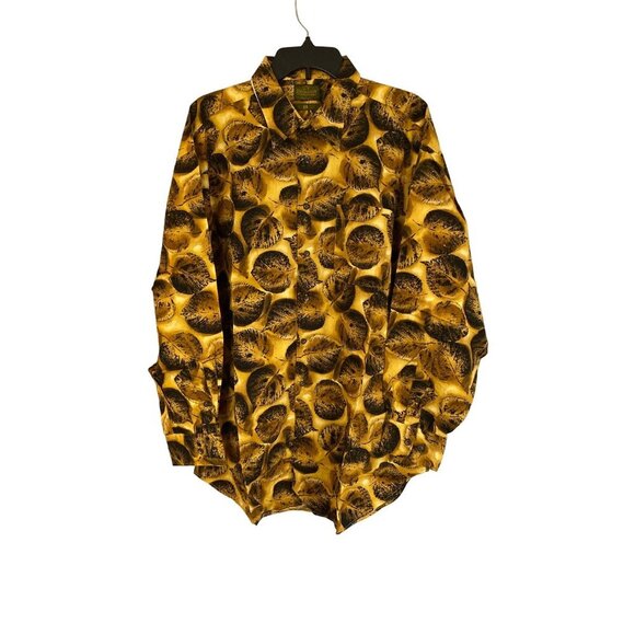 VINTAGE EVERGREEN SHIRTMAKERS MEN'S FULL FIT COTTON BUTTON DOWN SHIRT SZ XL NWOT - Picture 2 of 4